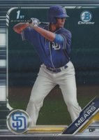 2019 Bowman Draft #BDC180 Joshua Mears Chrome Baseball Card