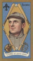 1911 Gold Borders Drum #193 George Stone Baseball Card