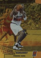 1999 Finest #190 Anfernee Hardaway Gold Refractor Basketball Card