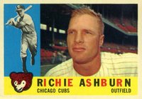 1960 Topps #305 Richie Ashburn Baseball Card