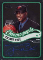 2003 Topps Chrome Chromographs #CA-DW Dwyane Wade Basketball Card