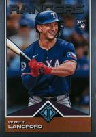 2024 Topps Transcendent Collection Transcendent Icons Chrome #59 Wyatt Langford Image Variation Baseball Card