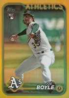 2024 Topps #443 Joe Boyle Gold Foil Baseball Card
