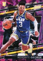 2024 Panini National Sports Collectors Convention VIP Gold Rookies #RC6 Keyonte George Purple Sparkle Basketball Card
