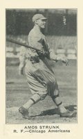 1917 Standard Biscuit #170 Amos Strunk Baseball Card