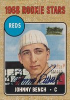 2001 Topps Team Topps Legends Autograph #TT14R Johnny Bench Baseball Card