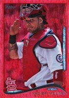 2014 Topps #57 Yadier Molina Red Hot Foil Baseball Card