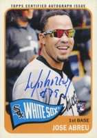 2014 Topps Heritage Real One Autographs #JA2 Jose Abreu Baseball Card