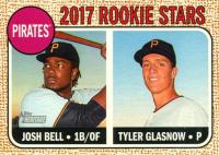 2017 Topps Heritage  #36 Josh Bell/Tyler Glasnow Baseball Card