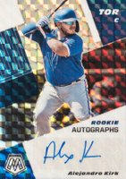 2021 Panini Mosaic Rookie Autographs Mosaic #RAMAK Alejandro Kirk Baseball Card