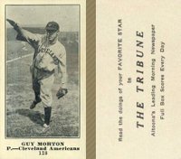 1916 Altoona Tribune #128 Guy Morton Baseball Card