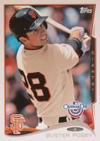 2014 Topps #50 Buster Posey No Sparkle on Helmet Baseball Card