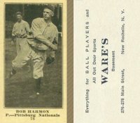 1916 Wares #76 Bob Harmon Baseball Card