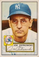 1952 Topps #206 Joe Ostrowski Baseball Card
