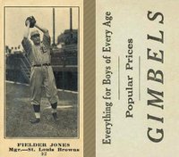 1916 Gimbels #92 Fielder Jones Baseball Card