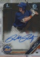 2019 Bowman Draft Chrome Draft Picks Autograph #CDABB Brett Baty Baseball Card