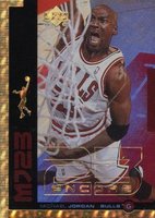 1998 Upper Deck Encore MJ23 #M4 Michael Jordan Gold F/X Basketball Card