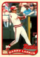 1989 Topps Tiffany #515 Barry Larkin Baseball Card
