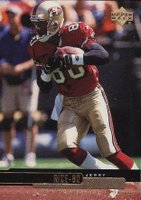 1999 Upper Deck #190 Jerry Rice Football Card