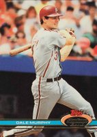 1991 Stadium Club #243 Dale Murphy Baseball Card