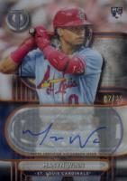 2024 Topps Tribute Tribute Autographs #TAWIN Masyn Winn Orange Baseball Card