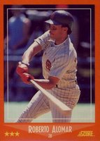 1988 Score Traded #105T Roberto Alomar Glossy Baseball Card