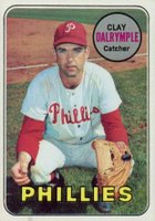 1969 Topps #151p Clay Dalrymple Phillies Baseball Card