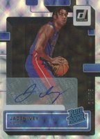 2022 Panini Donruss #205 Jaden Ivey Rated Rookie Signature-Frame Holo Laser Basketball Card