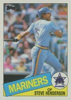 1985 Topps #640 Steve Henderson Baseball Card