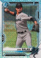 2021 Bowman Mega Box Chrome #BCP110 Jose Salas Baseball Card