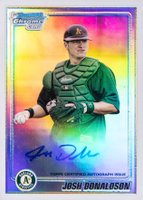 2010 Bowman Chrome Prospects #BCP113 Josh Donaldson Refractor-Autograph Baseball Card