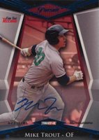 2011 Tristar Pursuit #1 Mike Trout Autograph-Blue Baseball Card