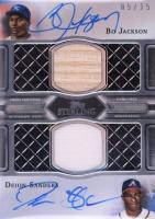 2022 Topps Sterling Sterling Sets Dual Autograph Relics #SDARJSA Bo Jackson/Deion Sanders Baseball Card