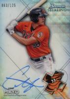2021 Bowman Sterling Prospect Autographs #CMA Coby Mayo Wave Refractor Baseball Card