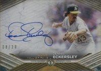 2021 Topps Transcendent Hall of Fame Autographs #DE Dennis Eckersley Variation Baseball Card
