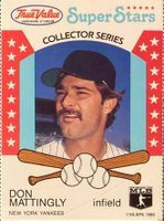 1986 True Value Perforated #5 Don Mattingly Baseball Card