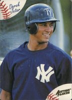 1994 Action Packed Scouting Report #43 Derek Jeter Baseball Card