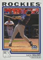 2004 Topps  #512 Larry Walker Baseball Card