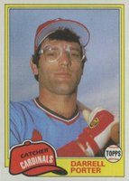 1981 Topps #814 Darrell Porter Traded Baseball Card