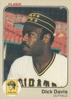 1983 Fleer #305 Dick Davis Baseball Card