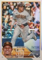 2023 Topps Chrome #124 Manny Machado Refractor Baseball Card