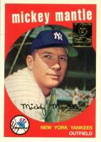 1996 Topps #9 Mickey Mantle Commemorative Baseball Card