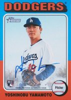 2024 Topps Heritage Real One Autographs #ROAYY Yoshinobu Yamamoto Baseball Card