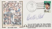 1999 Hall of Fame Autographs # Carlton Fisk First Day Cover Baseball Card