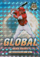 2022 Panini Mosaic Global #G6 Mike Trout Baseball Card