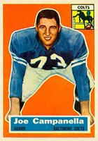 1956 Topps #24 Joe Campanella Football Card