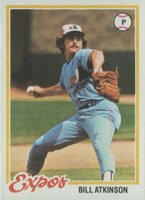 1978 Topps #43 Bill Atkinson Baseball Card