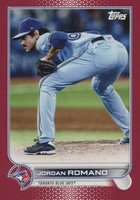 2022 Topps Mini #391 Jordan Romano Red Baseball Card