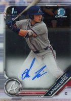 2019 Bowman Draft Chrome Draft Picks Autograph #CDASL Shea Langeliers Baseball Card