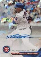 2016 Bowman's Best Best of 2016 Autograph #B16KS Kyle Schwarber Atomic Refractor Baseball Card